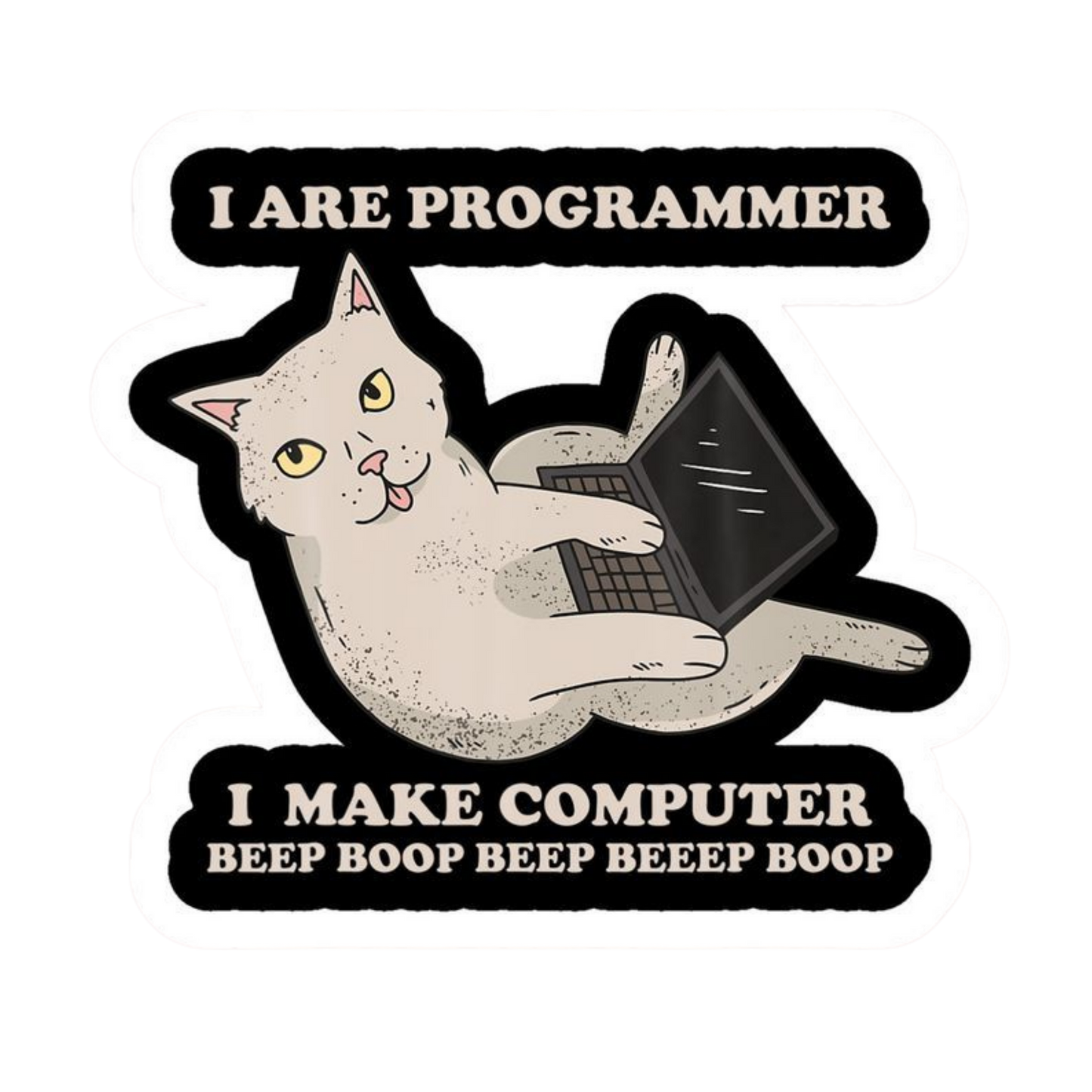 Programmer Sticker #9 | Coding & Developer Laptop Sticker | StickerBD