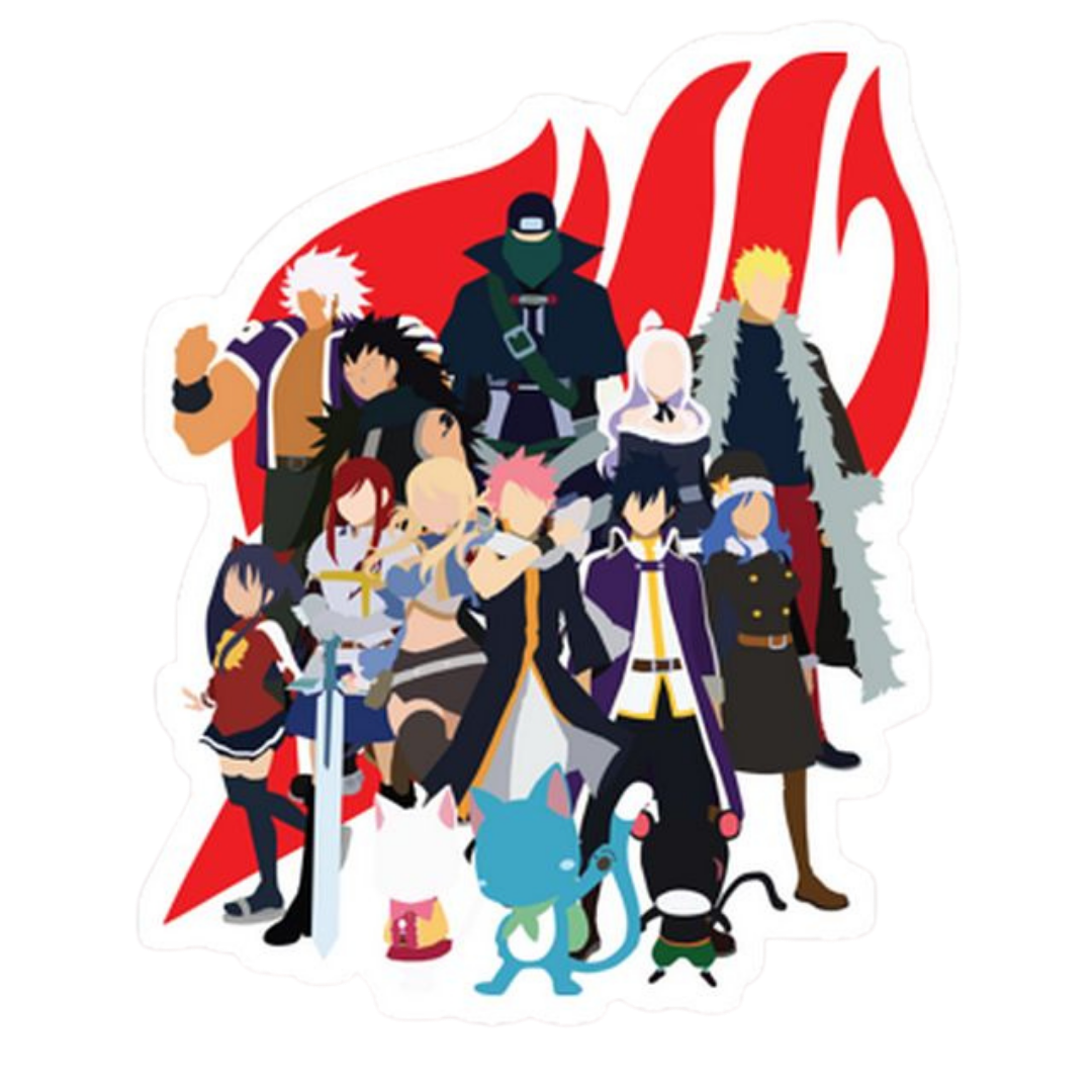 Fairy Tail Anime Sticker 9 | Anime Die Cut Premium Sticker