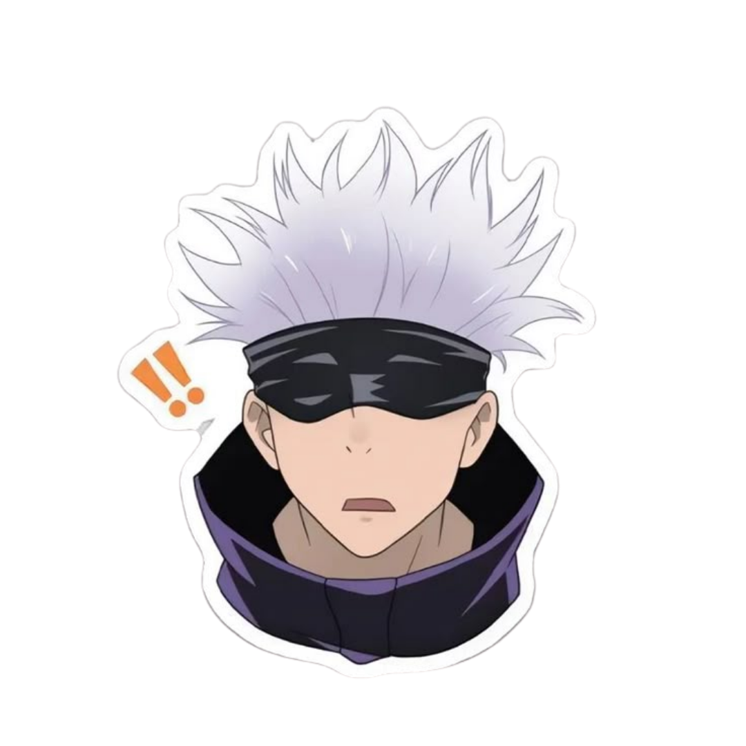 Satoru Gojo Surprised Jujutsu Kaisen Anime stickers