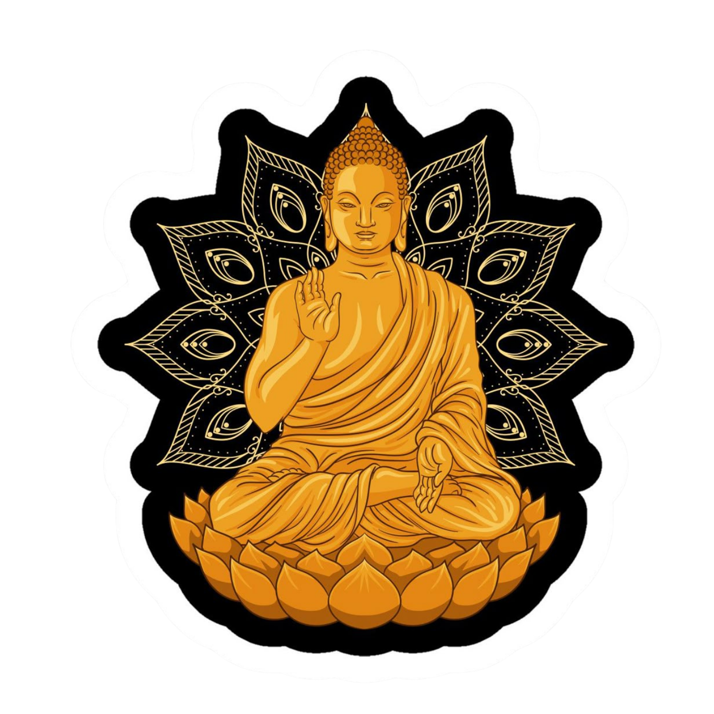 Buddha 2 | Buddhism | Religious Sticker | Spiritual Premium Sticker