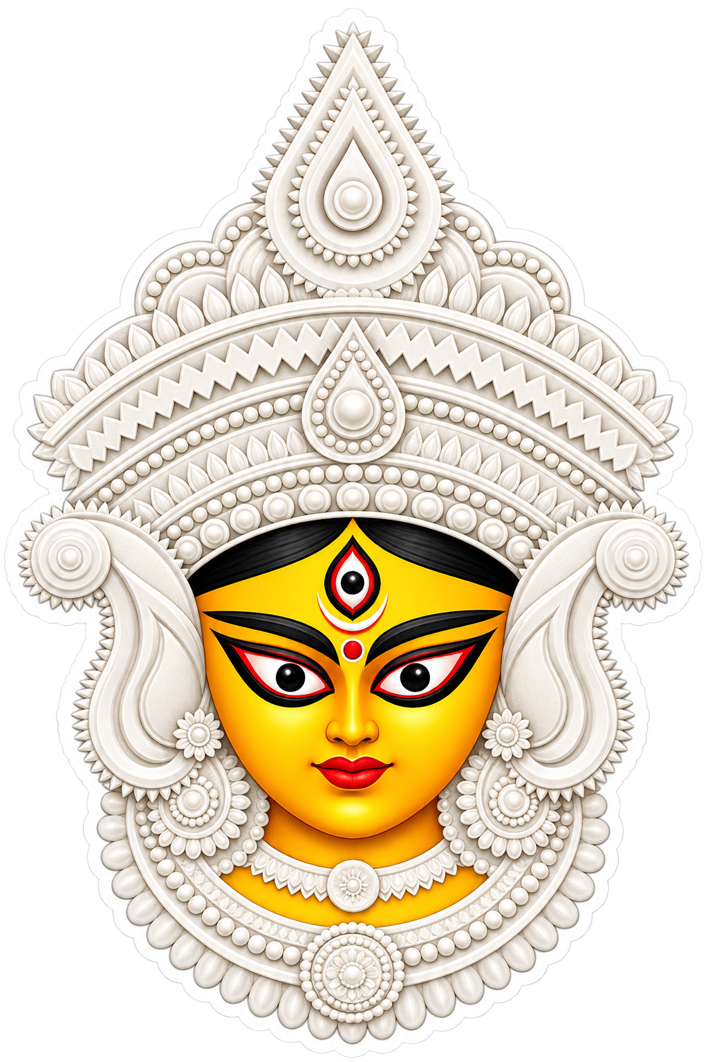 Durga Ma 13 | Om, Gods, Mantras & Spritual Symbols | StickerBD