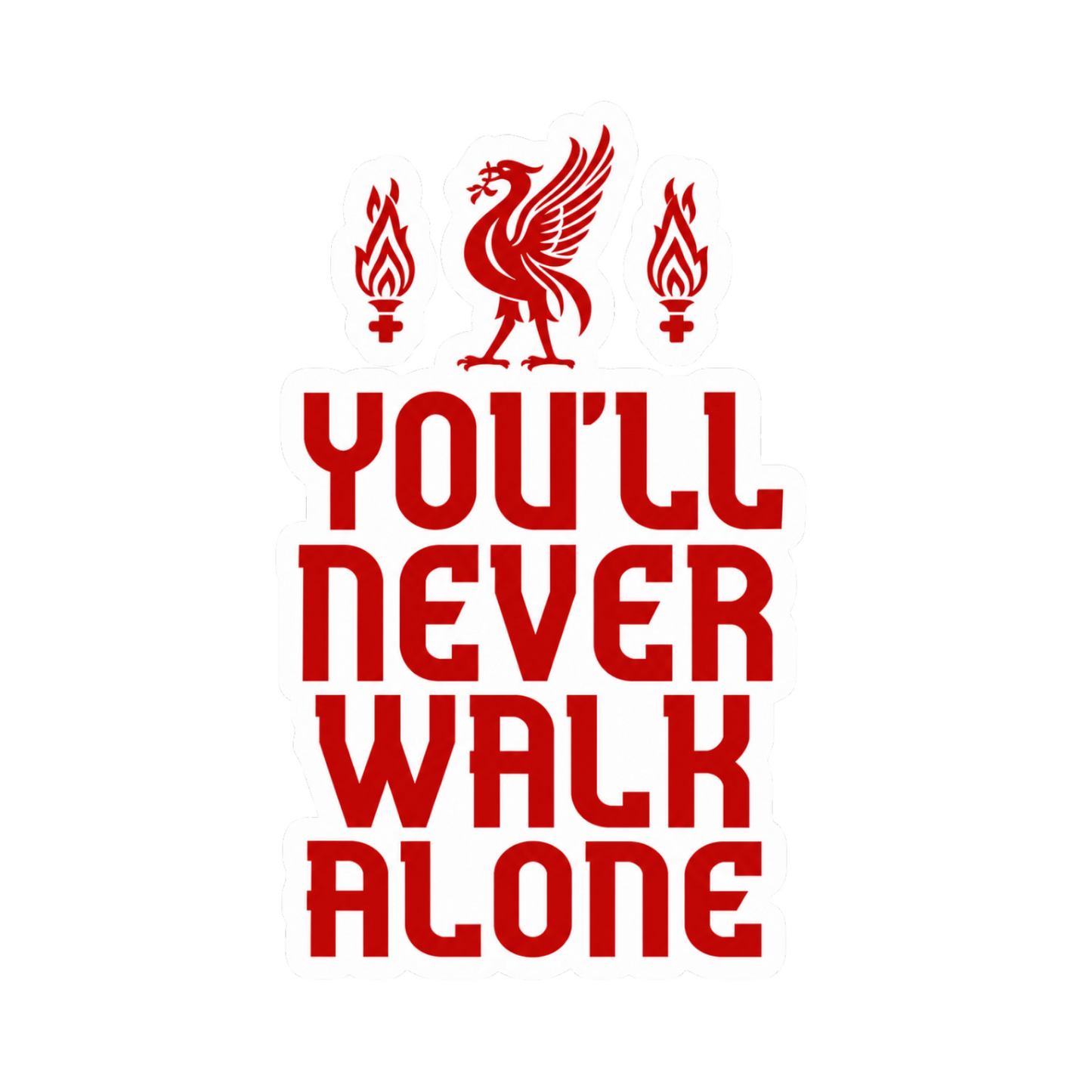 Liverpool Motto | Liverpool Premium Sticker | Football Club