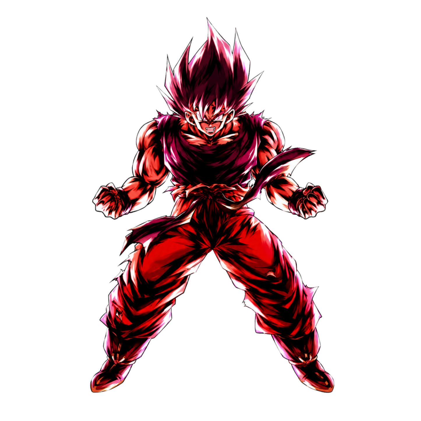 Son Goku Angry Dragon Ball Z Anime stickers