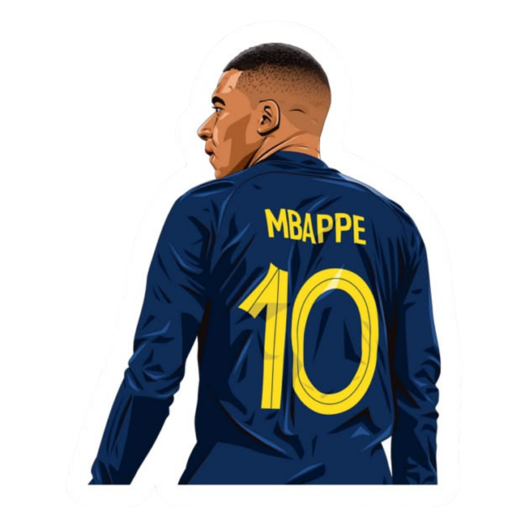 Kylian Mbappé | Football Player Premium Sticker