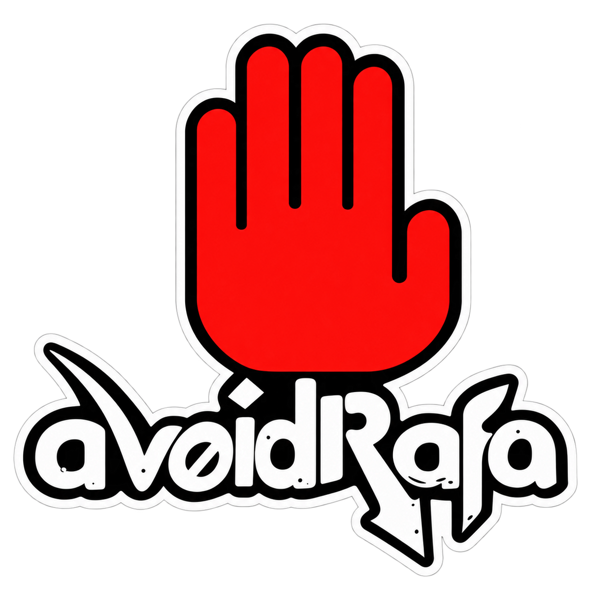 AvoidRafa Music Band Sticker | StickerBD