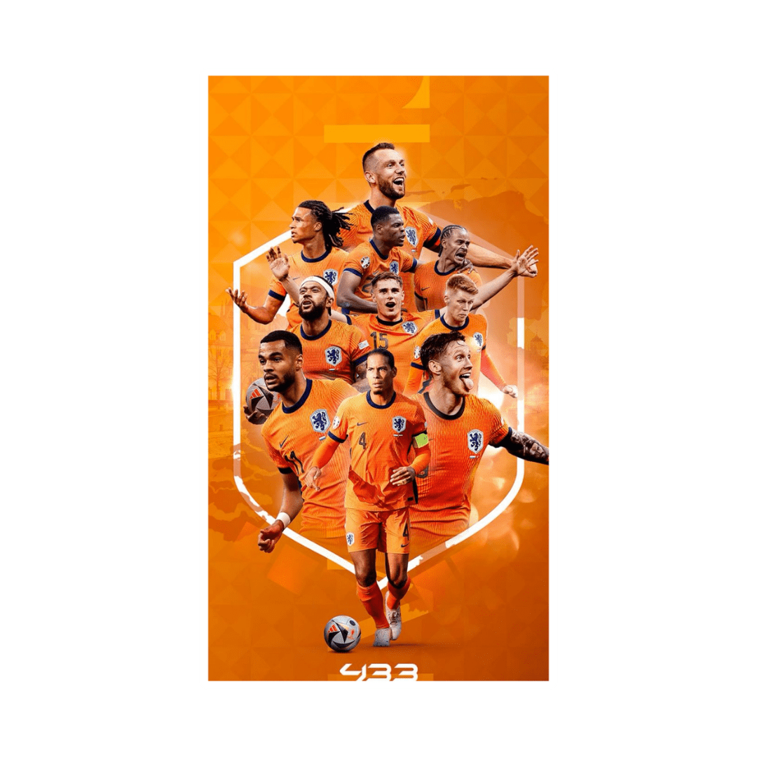 Netherlands 11 | Netherlands Football Sticker | FIFA - StickerBD