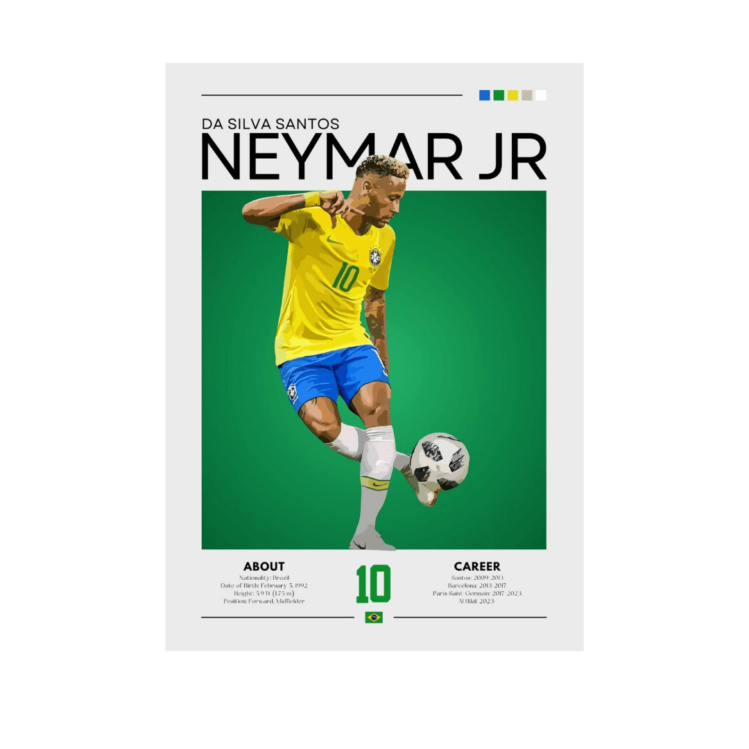 Neymar Jr. Collector's Edition Frame | No. 01 - StickerBD