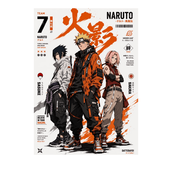 Naruto Collector's Edition Framed Poster | Naruto | StickerBD - StickerBD