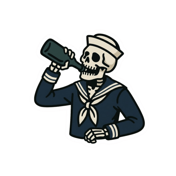 Alcoholic and drunk stickers collction - funny party vinyl stickers | StickerBD