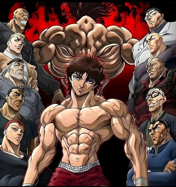 Baki the Grappler Anime Stickers | Fighting Anime | StickerBD