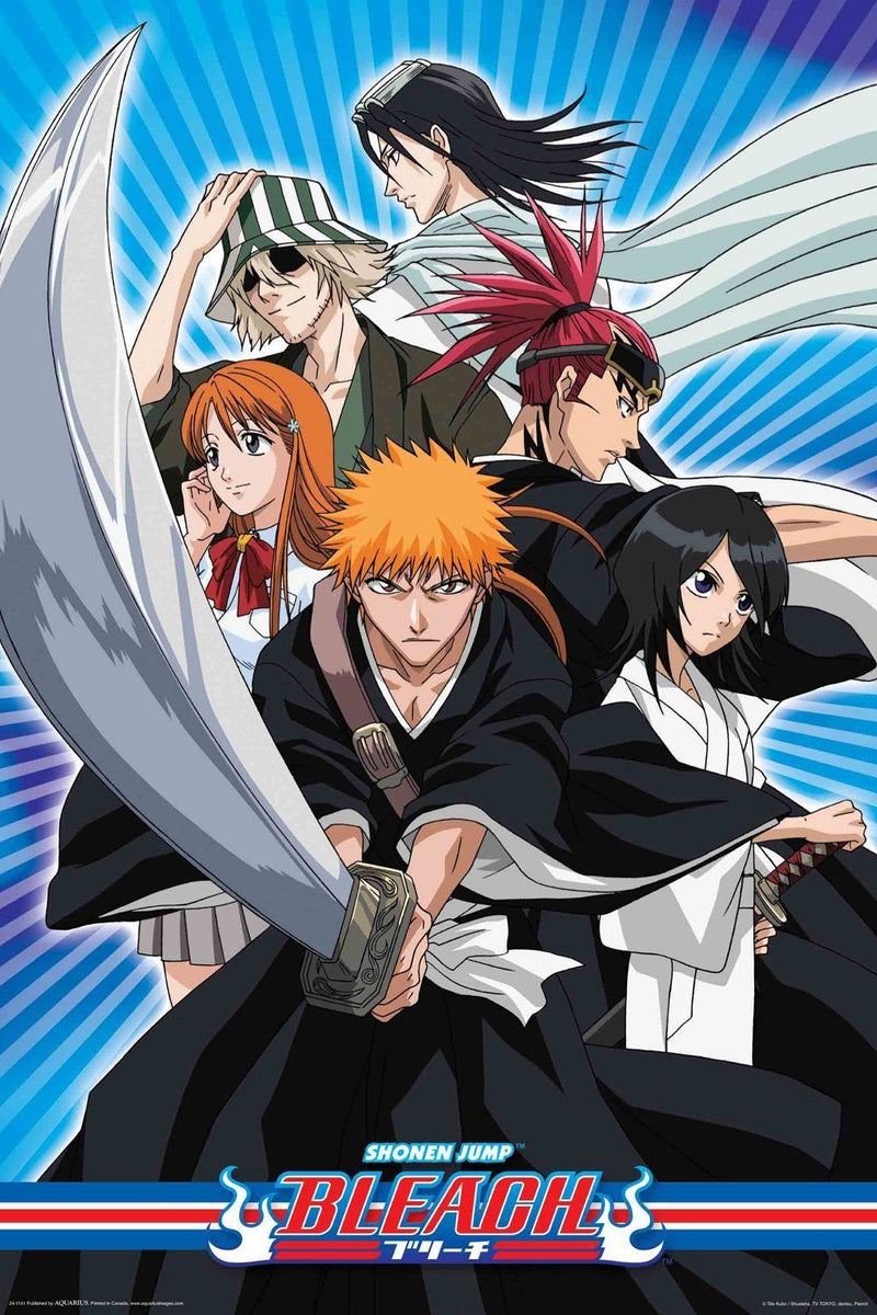 Bleach Anime Stickers featuring Soul Reaper themed designs and characters.