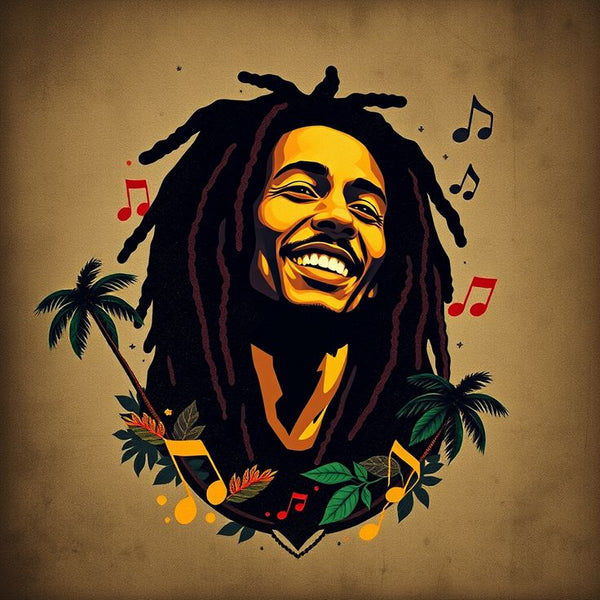 Bob Marley Stickers | Reggae Legend Designs | StickerBD - StickerBD