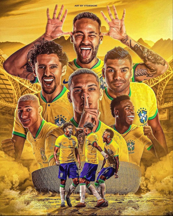 Brazil Football Team Stickers | Seleção Fan Designs | StickerBD - StickerBD