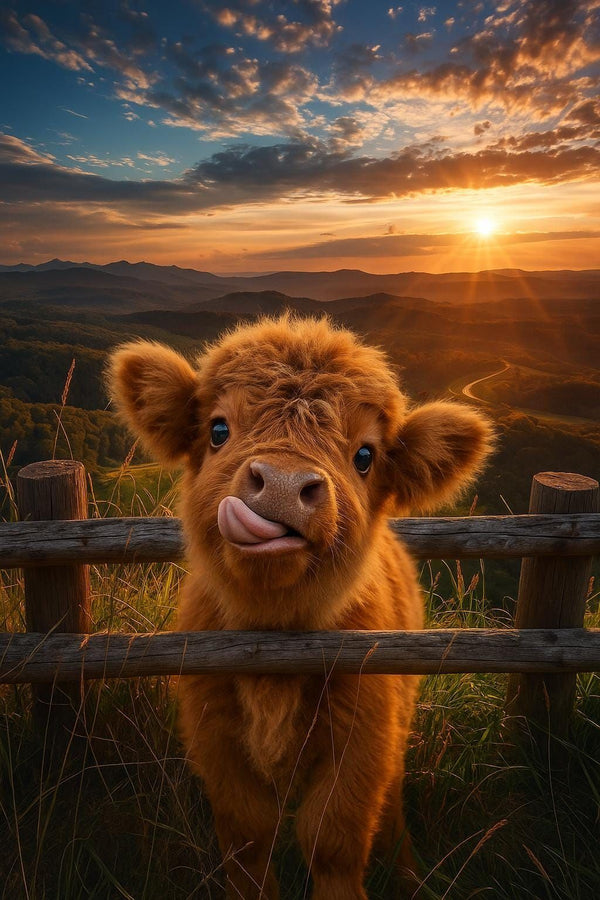 Cow Stickers | Cute & Farm Animal Designs | StickerBD