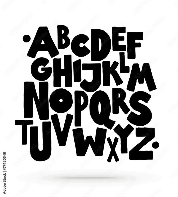 English Alphabet Stickers | ABC Letter Sticker Collection | StickerBD - StickerBD