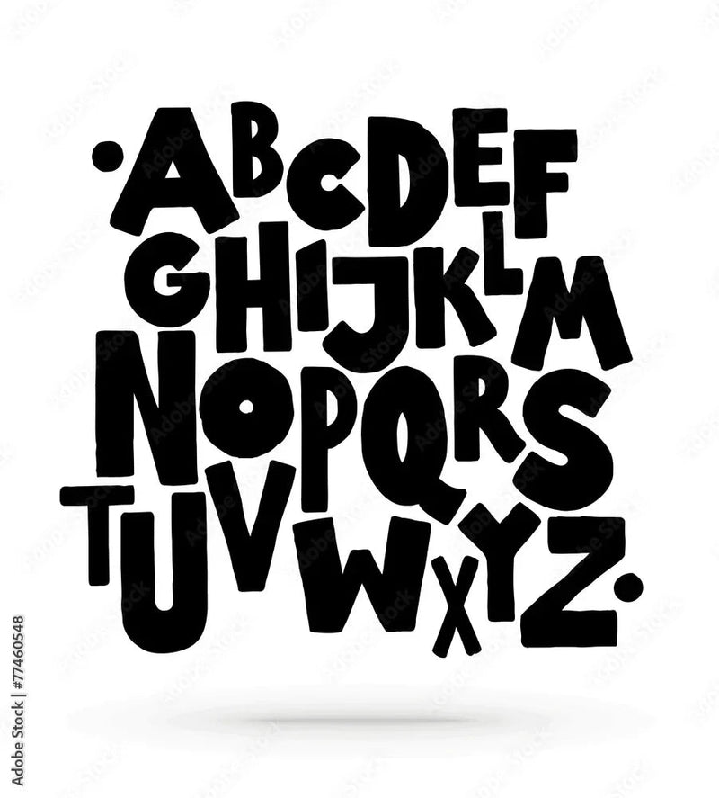 English Alphabet Stickers | ABC Letter Sticker Collection | StickerBD - StickerBD