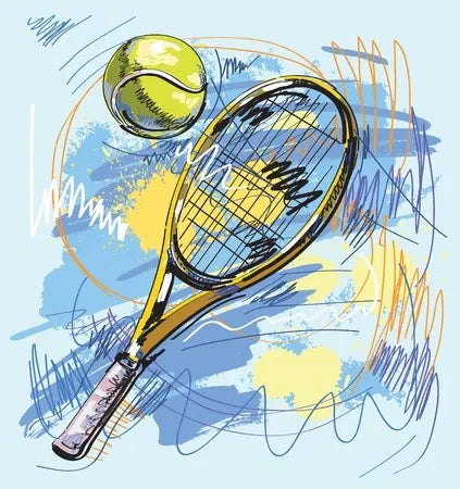 Tennis Sticker Collection | Grand Slam, Players & Racket Stickers | Sticker BD