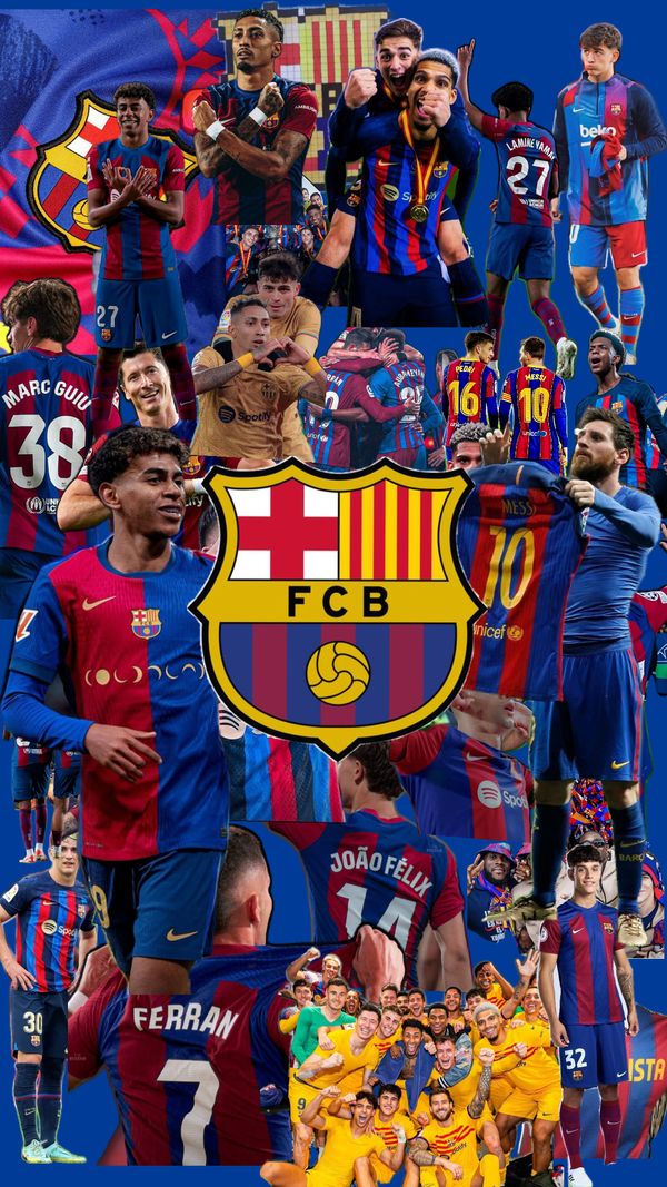 FC Barcelona Stickers featuring football club themed designs inspired by Barça.