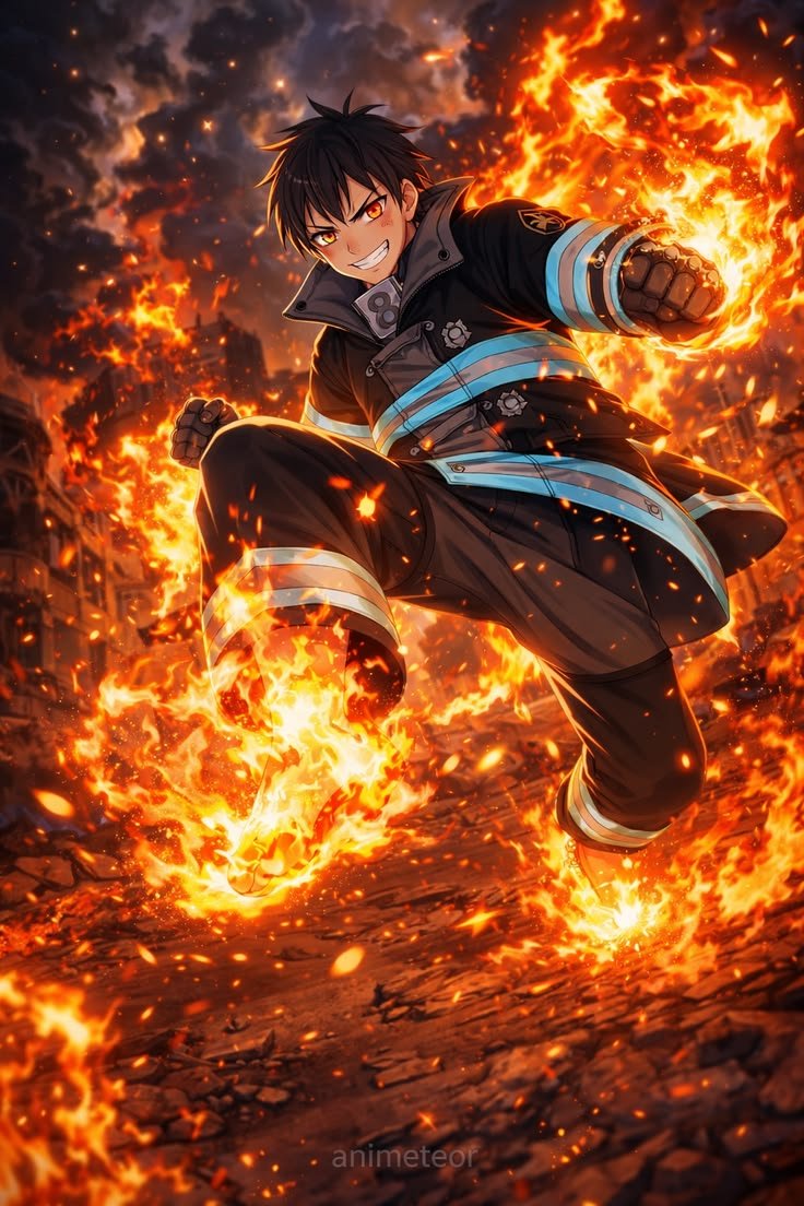 Fire Force Anime Stickers | Premium Anime Stickers | StickerBD - StickerBD