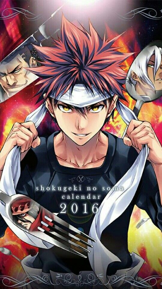 Food Wars Anime Stickers | Premium Anime Stickers | StickerBD - StickerBD