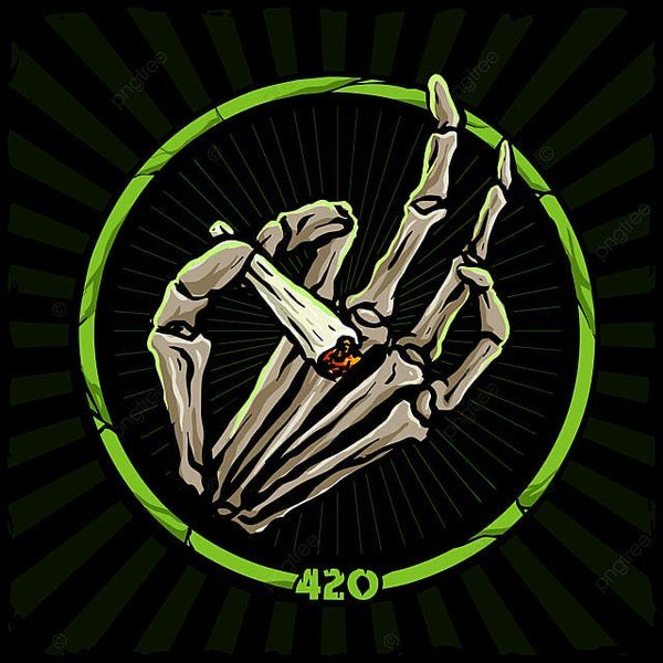 Hemp Stickers featuring leaf and botanical themed designs inspired by nature.