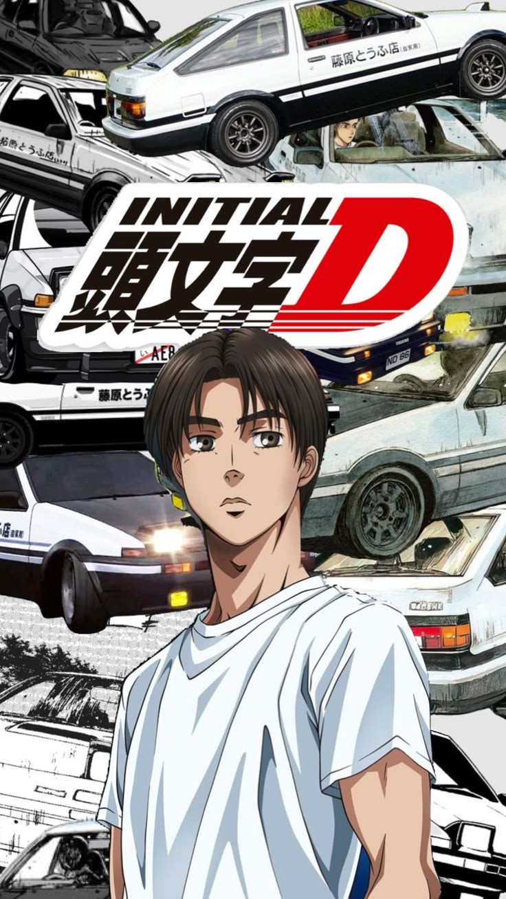 Initial D Anime Stickers | Premium Anime Stickers | StickerBD - StickerBD