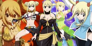 Lucy Heartfilia Fairy Tail Anime Stickers | StickerBD - StickerBD