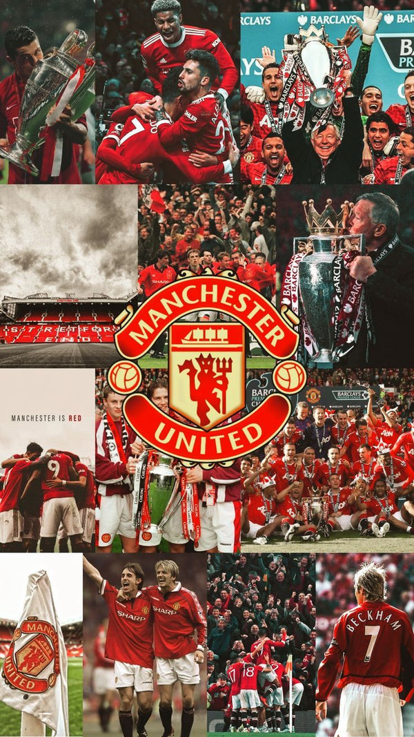 Manchester United Stickers for fans featuring Red Devils football themed designs.