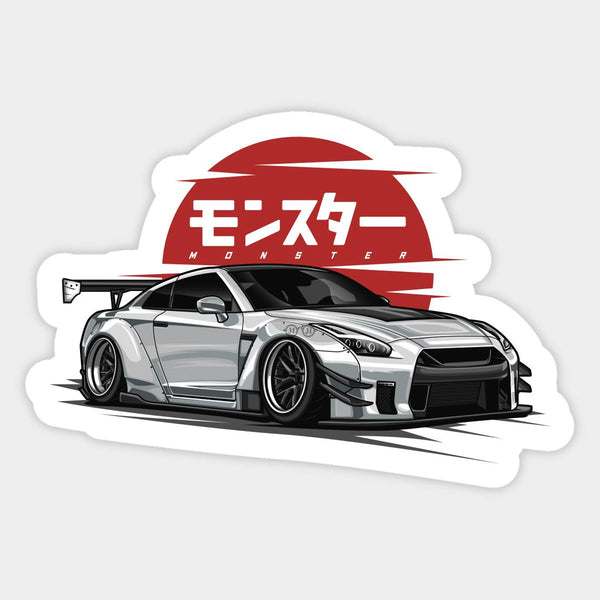 Midnight JDM Car Stickers | Japanese Drift Car Designs | StickerBD - StickerBD