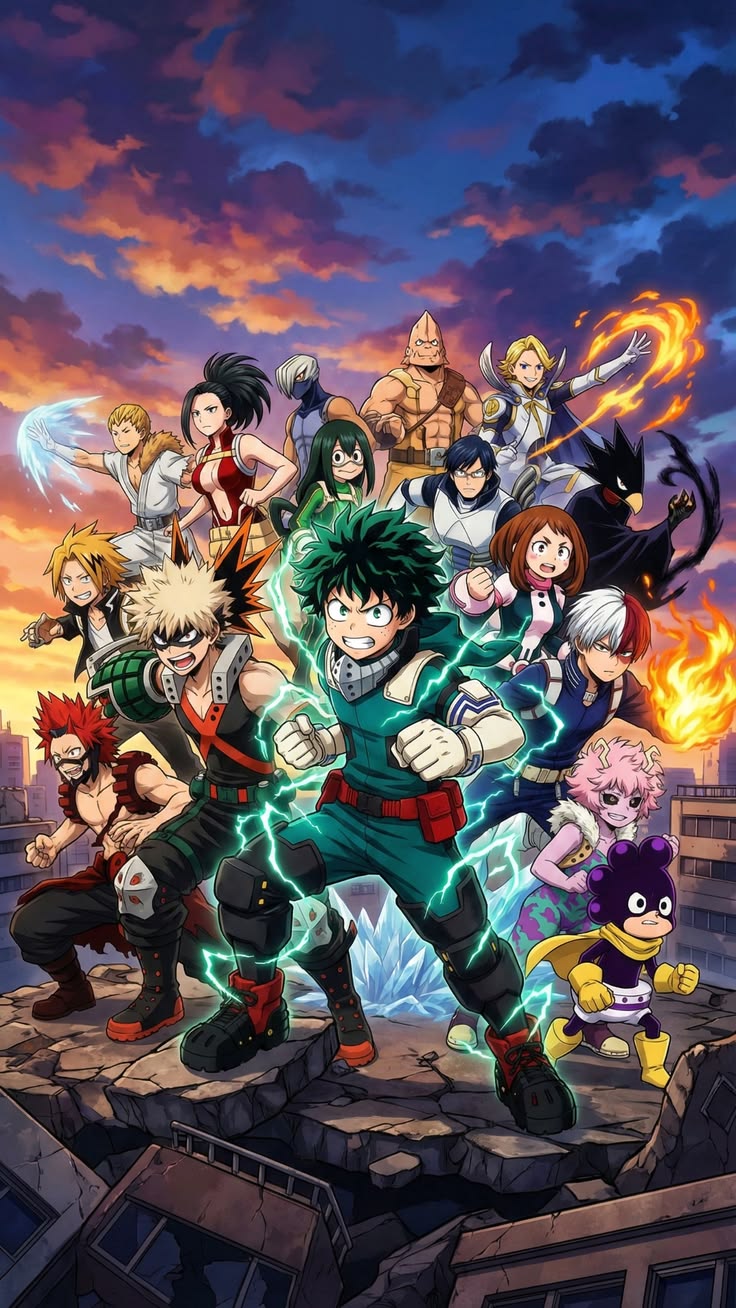 My Hero Academia Anime Stickers | Hero Designs | StickerBD - StickerBD