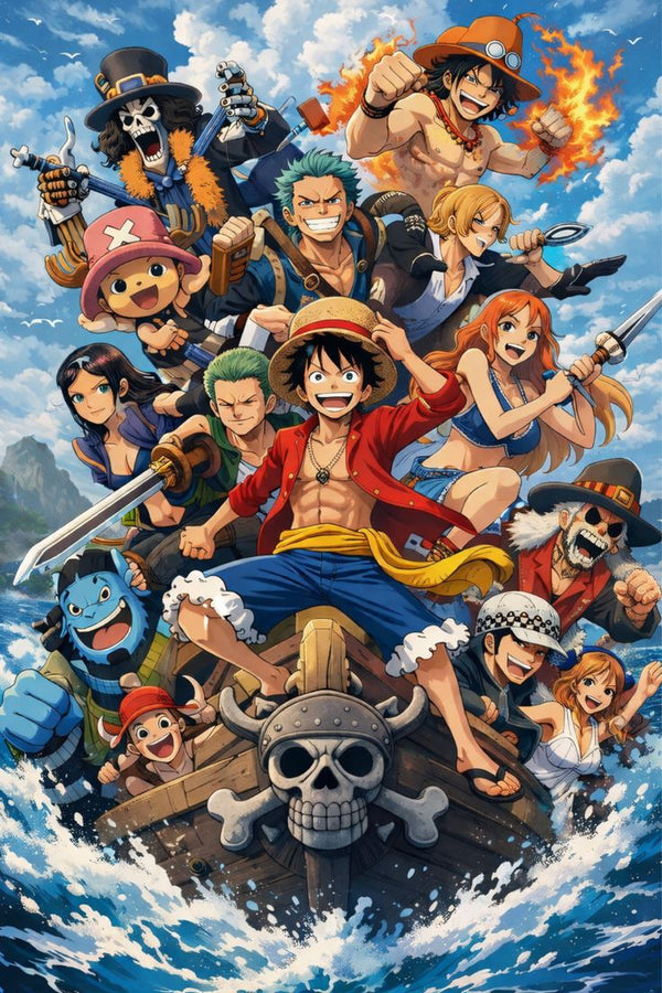 One Piece Anime Stickers | Luffy & Crew Designs | StickerBD - StickerBD