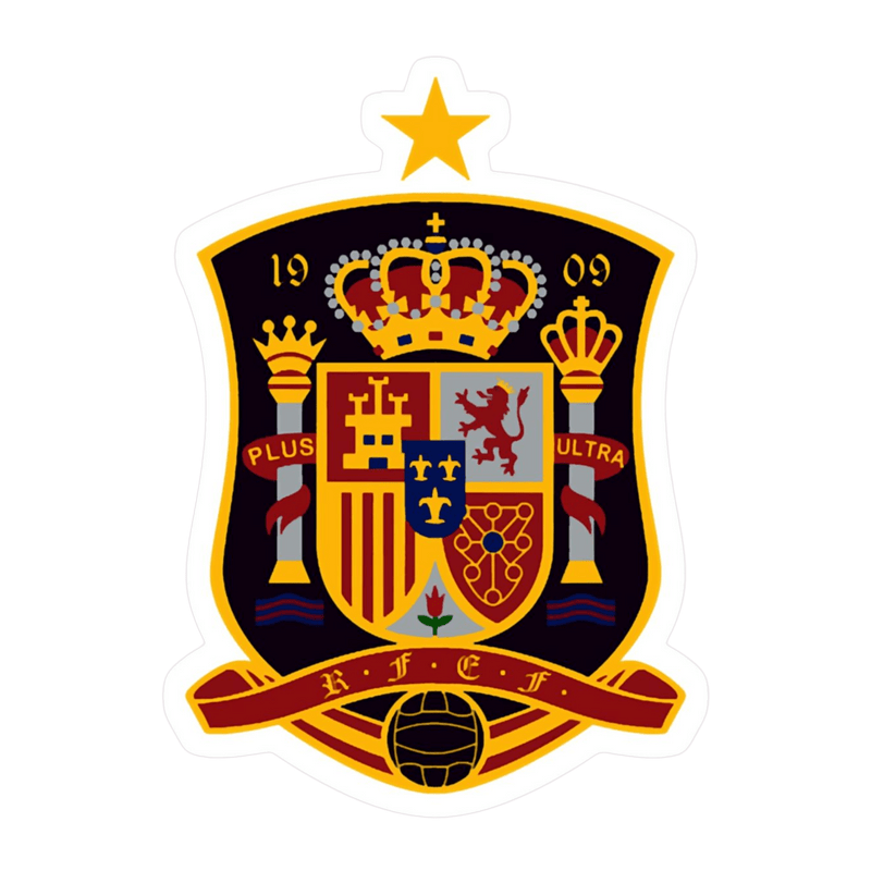 Spain Football Team Stickers | Spain Football Fan Designs | StickerBD - StickerBD