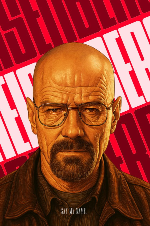 Walter White Stickers featuring designs inspired by Breaking Bad and Heisenberg.