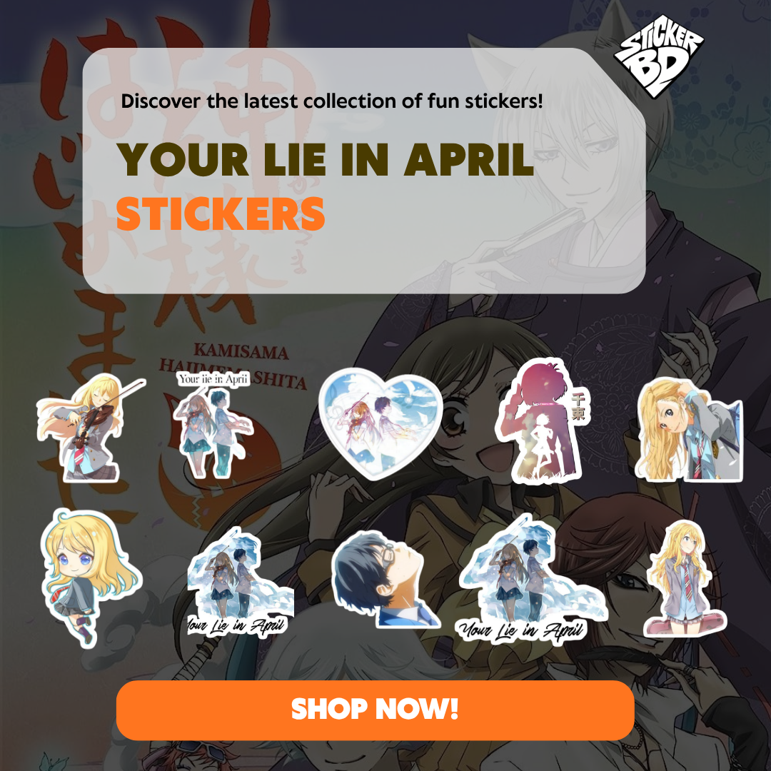 Your lie in april  Sticker Bundle
