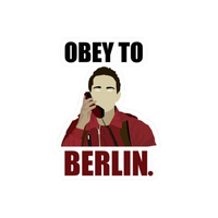 Berlin | Money Heist Premium Sticker | TV Series