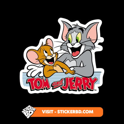Tom and Jerry Sticker Bundle | Classic Cartoon Sticker Pack | StickerBD