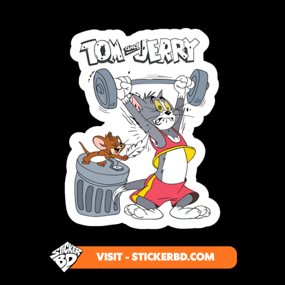 Tom and Jerry Sticker Bundle | Classic Cartoon Sticker Pack | StickerBD
