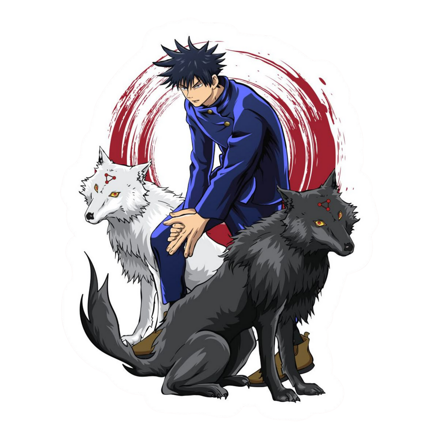 Megumi Fushiguro Jujutsu Kaisen Anime Sticker #9 | StickerBD