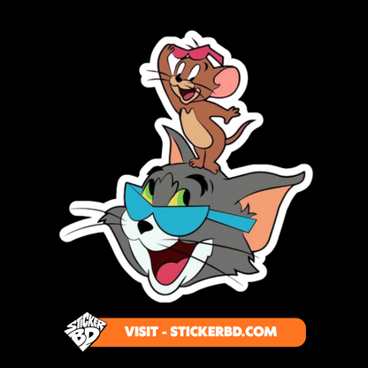 Tom and Jerry Sticker Bundle | Classic Cartoon Sticker Pack | StickerBD