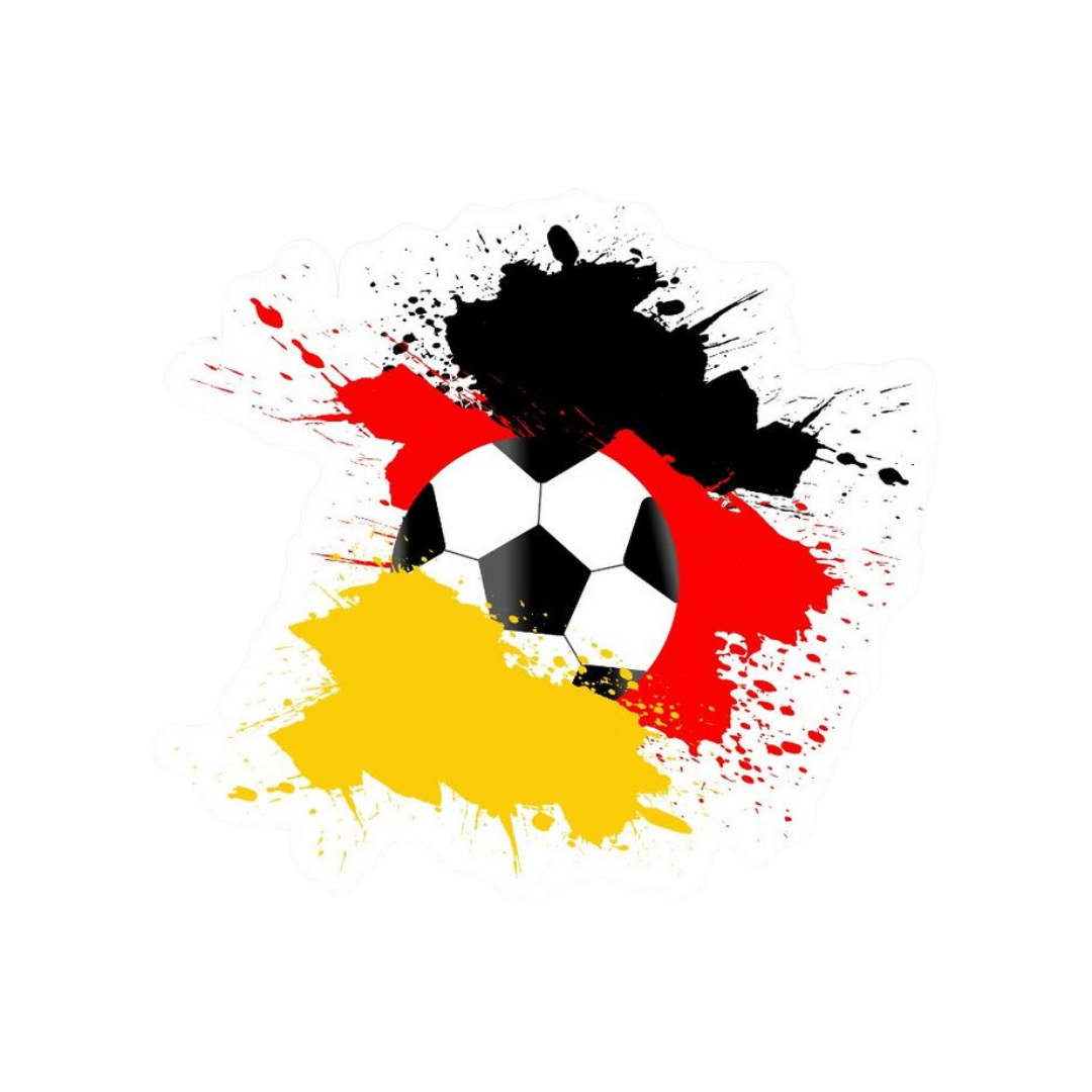 Art of German Football | Germany Football Sticker | Football Team