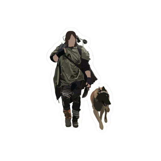Action of The Walking Dead | The Walking Dead Premium Sticker | TV Series