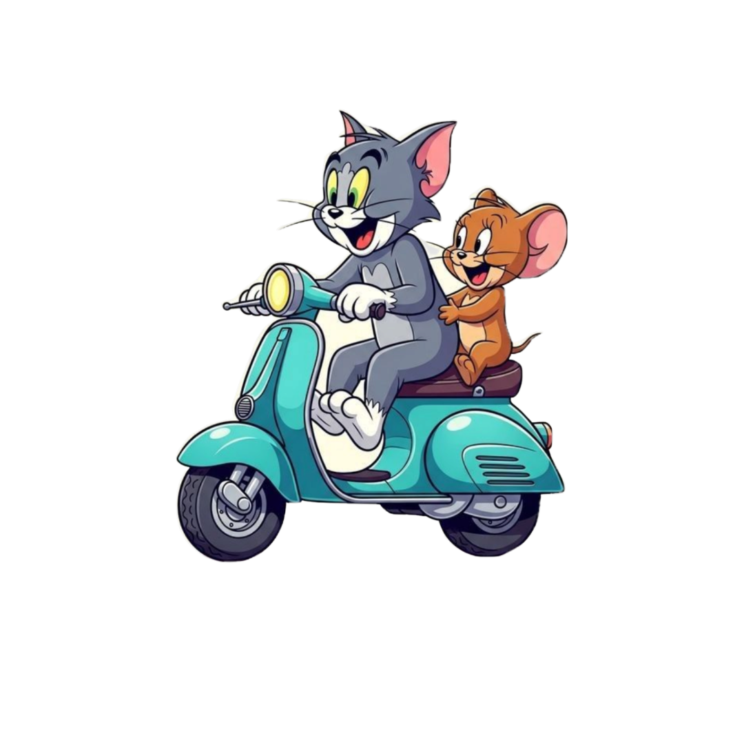 Tom and Jerry Sticker 5 | Classic Cartoon Sticker | StickerBD