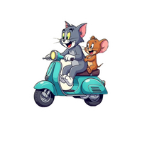 Tom and Jerry Sticker 5 | Classic Cartoon Sticker | StickerBD