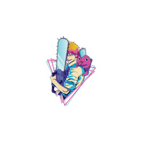 Chainsaw Man 9 Anime Sticker