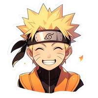 Naruto Uzumaki Anime Sticker 10 | Ninja Premium Sticker