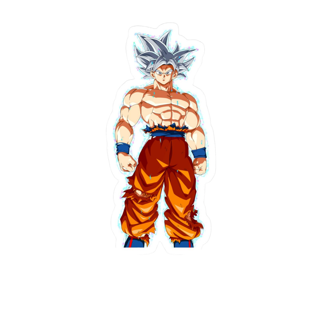 Son Goku Super Saiyan White Full  Dragon Ball Z Anime Stickers