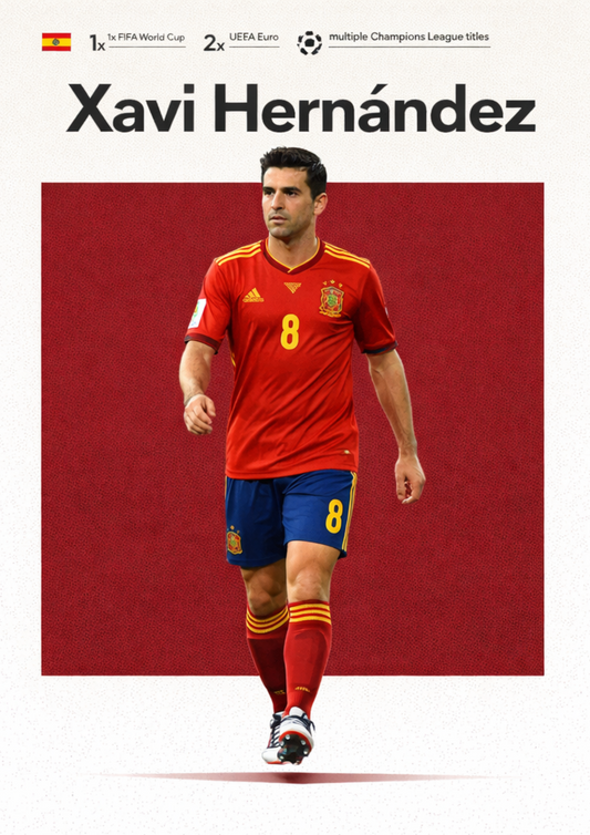 Xavi Hernández | Mini Poster Sticker