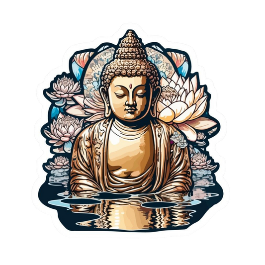 Buddha 3 | Buddhism | Religious Sticker | Spiritual Premium Sticker