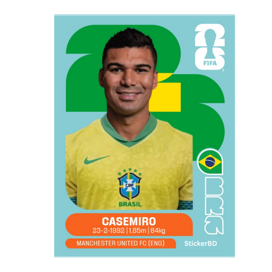 Casemiro | Brazil Player Card