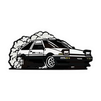 Initial D 9 | Anime Sticker